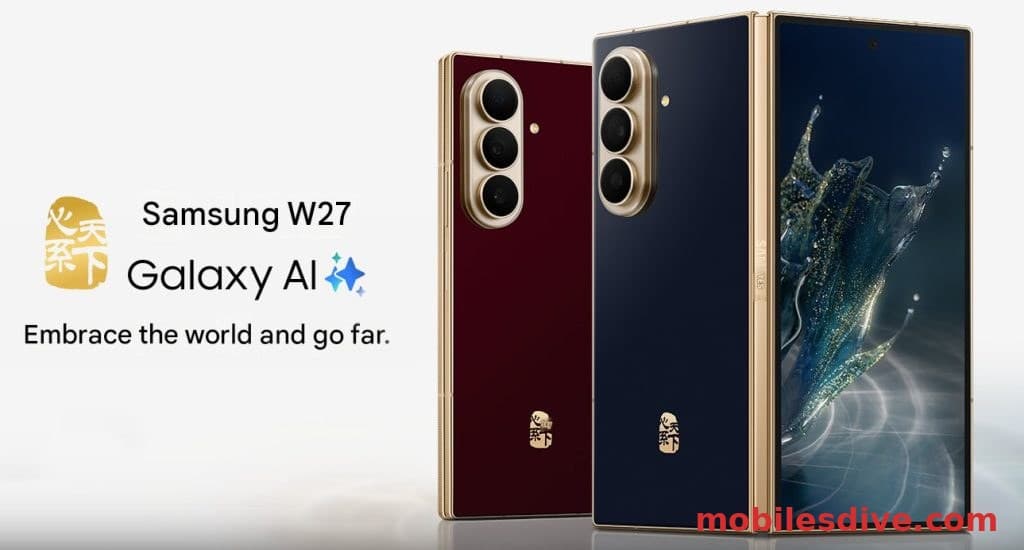 Samsung W27 Officially Launched in China with 8-Inch Foldable Display, Snapdragon 8 Elite Gen 5 and 200MP Camera